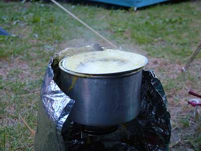 Gleich ist das Essen fertig.