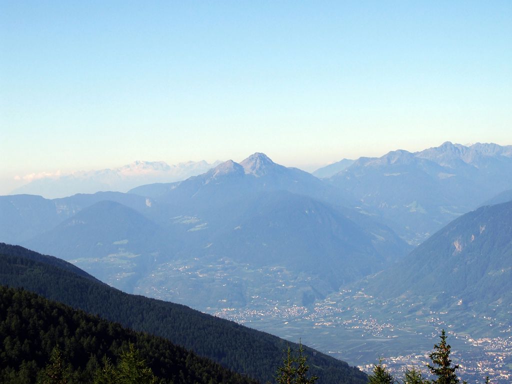 Auch der Fernblick ist heute nicht schlecht.