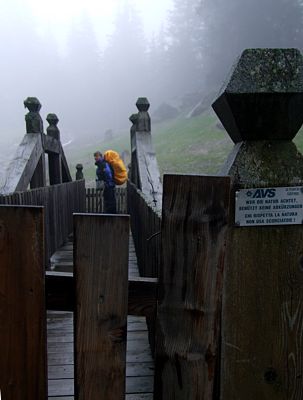 Es ist eine Brücke des Alpenvereins Südtirol.