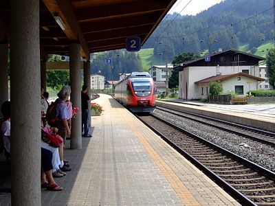 Jetzt ist es aber wirklich die Regionalbahn nach Innsbruck.