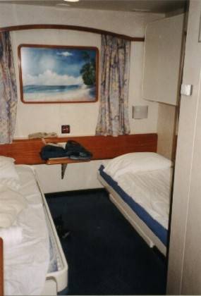 Die Kabine 9111 - eine Innenkabine mit Südseeblick, wie geschaffen, um ein wenig zu schlafen..